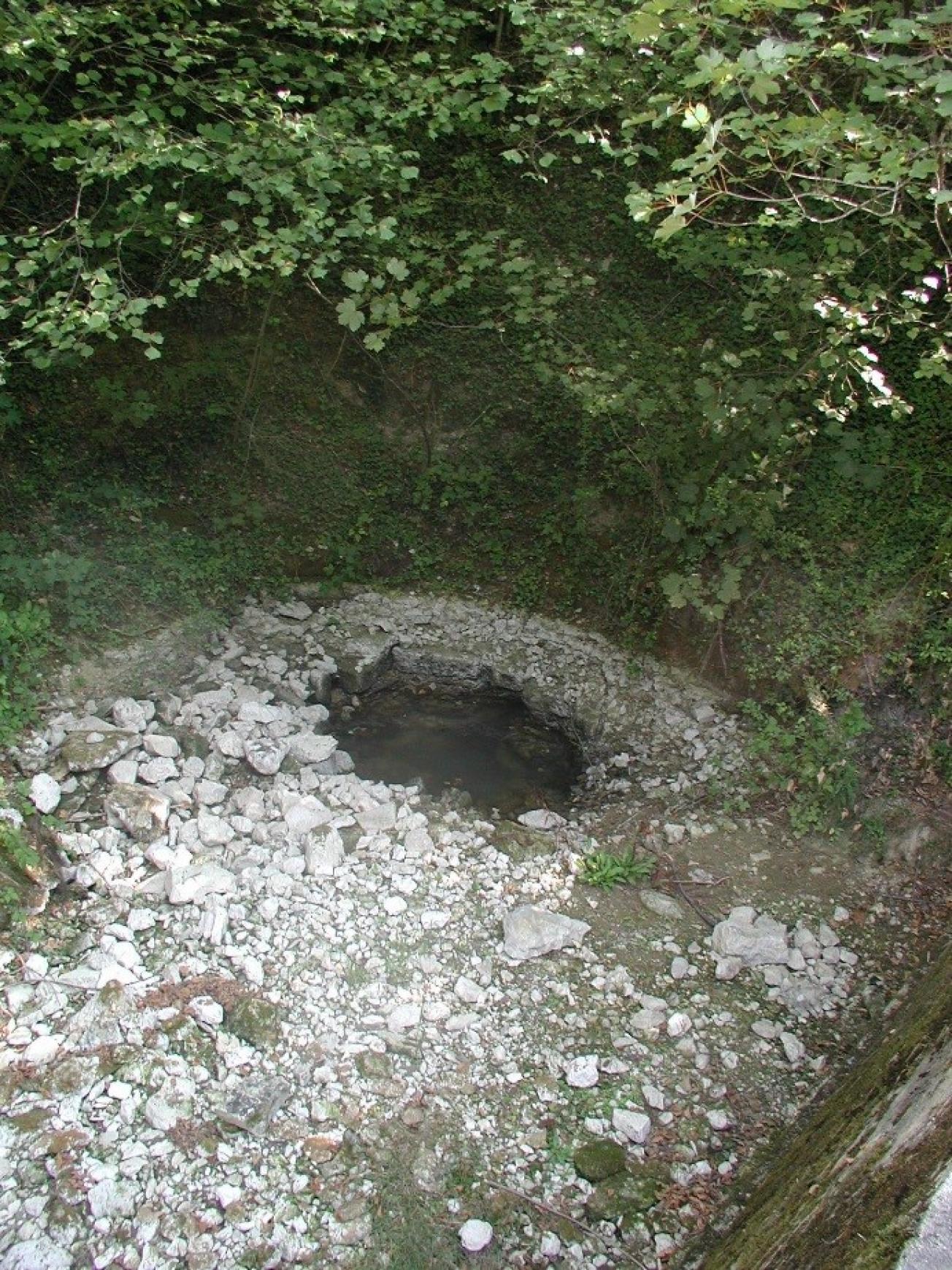 Karst du Barrois : Système karstique du plateau d’ANCERVILLE (55) - Source du Pas Saint-Martin (BSS003TPHM) à CHAMOUILLEY(52)