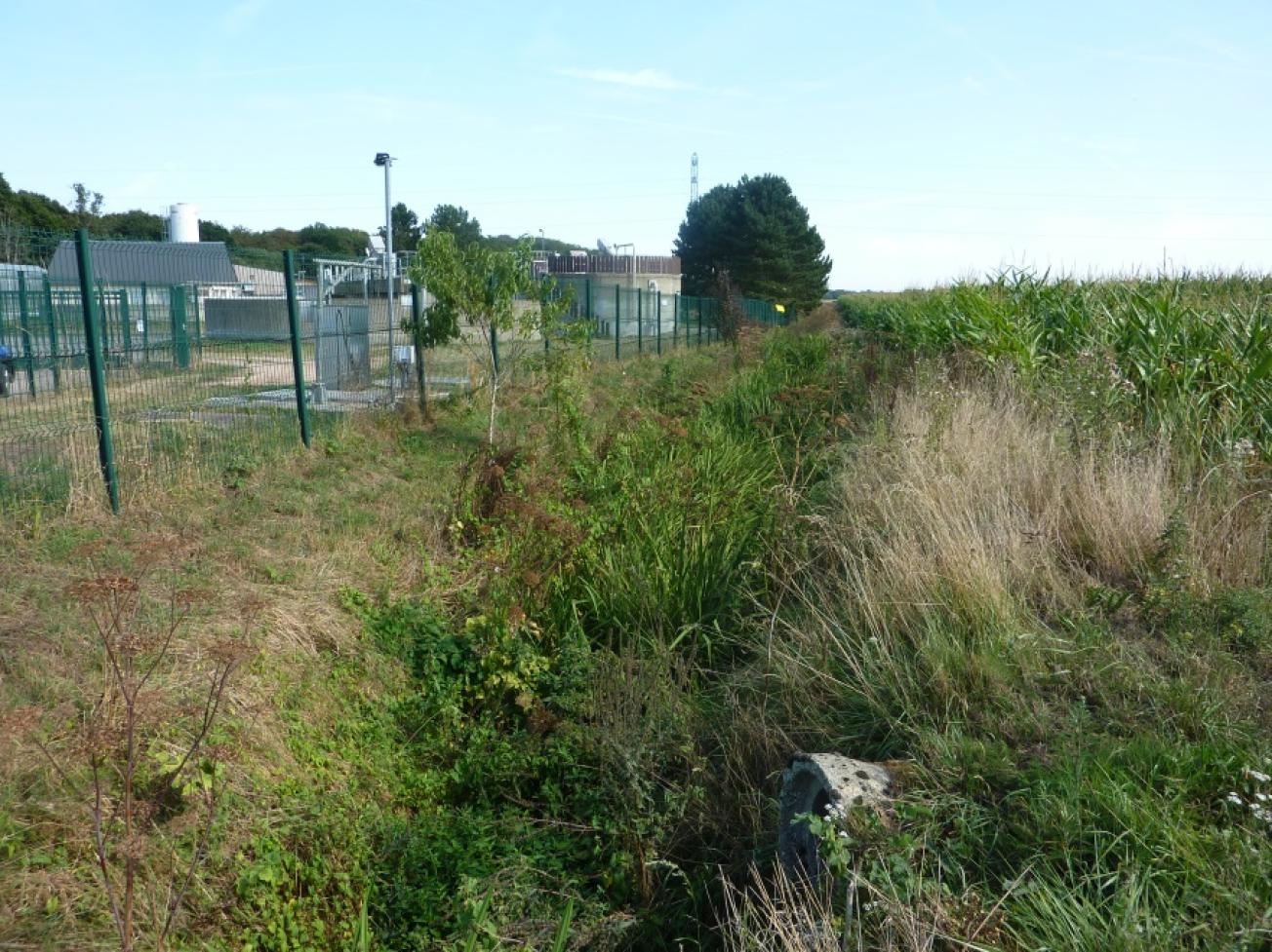Exemple d’ « entrée annexe » : rejet des eaux traitées d’une station d’épuration dans un réseau de drainage