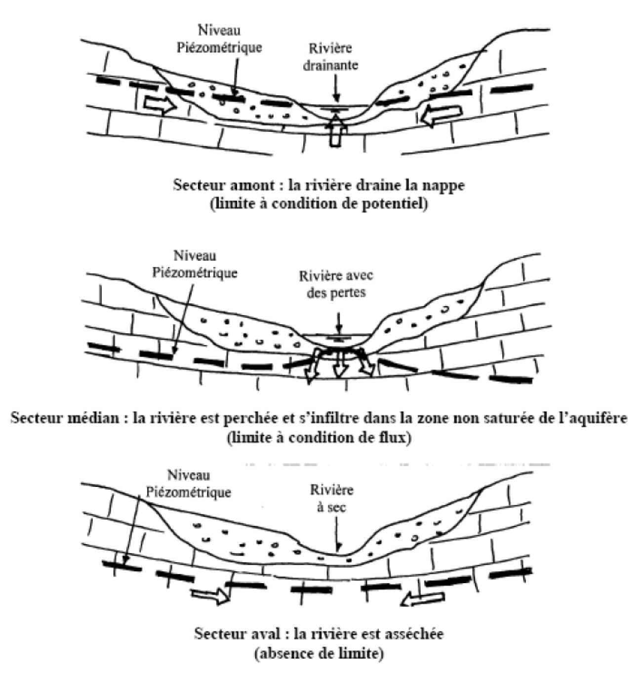 Relations hydrodynamiques entre la nappe et la rivière : exemple de la Boutonne (Charente Maritime) (BRGM)