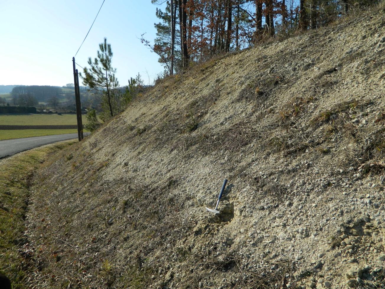 Figure 1 - Marnes du Santonien