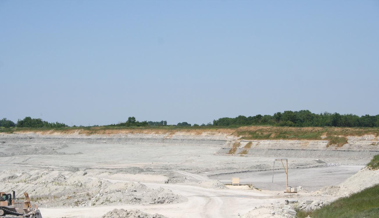 Figure 2 - Photo de la carrière du Pierral de Champblanc (©BRGM 2023)