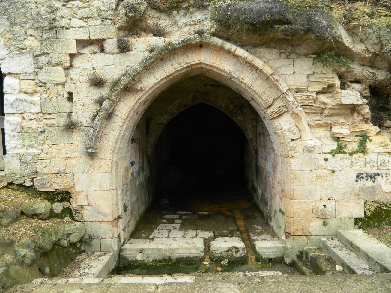 Figure 3 - Entrée de la « grotte de Charles VII » à Rions (© Galey A., BRGM, 2012)
