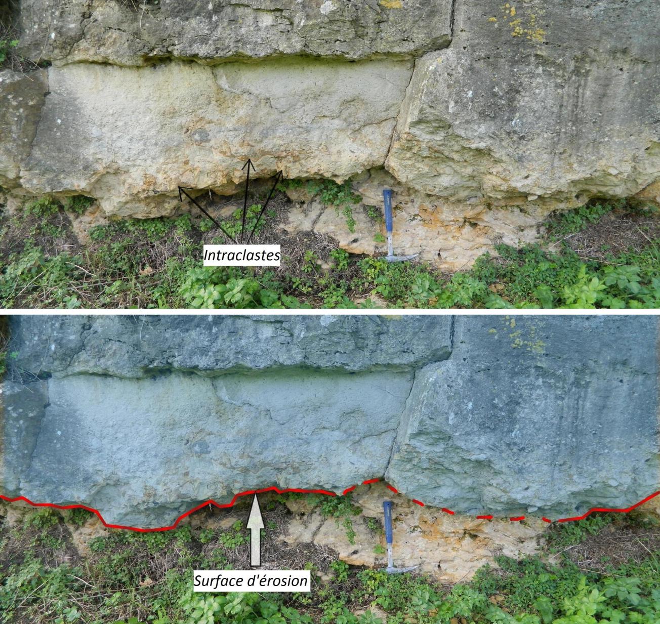 Figure 3 - Base de séquence érosive