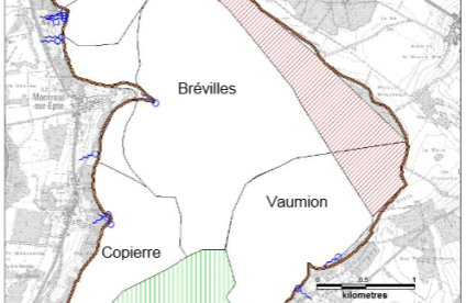 Bassin d’alimentation des principales sources (BRGM)