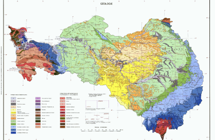 Carte géologique du district Seine et cours d’eaux côtiers normands (AESN, 2003) 