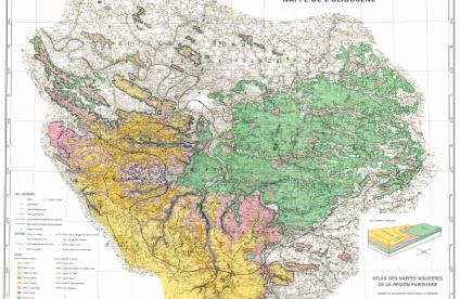 Localisation du réservoir Oligocène (Mégnien, 1970)