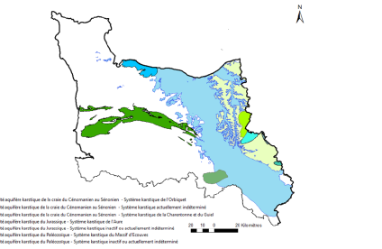 Entités BDLISA - Karst en territoire bas - normand