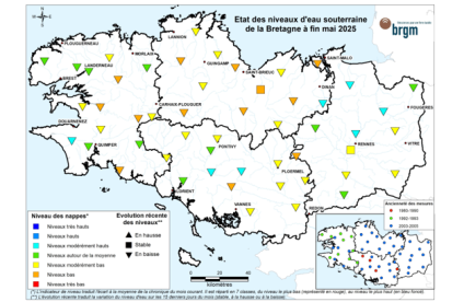 Bulletin situation nappe Bretagne fin mai 2025