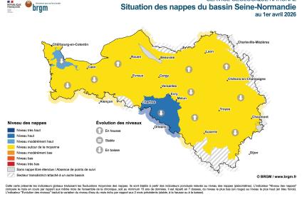 Bulletin de Situation de Nappes - 1 avril 2026