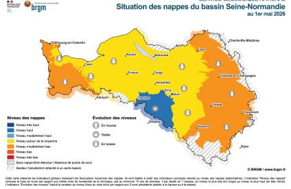 Bulletin de Situation de Nappes - 1 mai 2026
