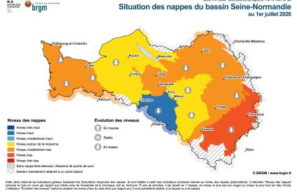 Bulletin de situation - 1 juillet 2026 - Bassin Seine-Normandie