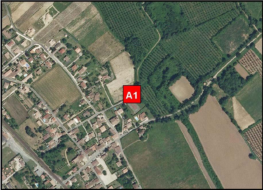 Localisation de l'arrêt "Fontaine de Sainte Radegonde"