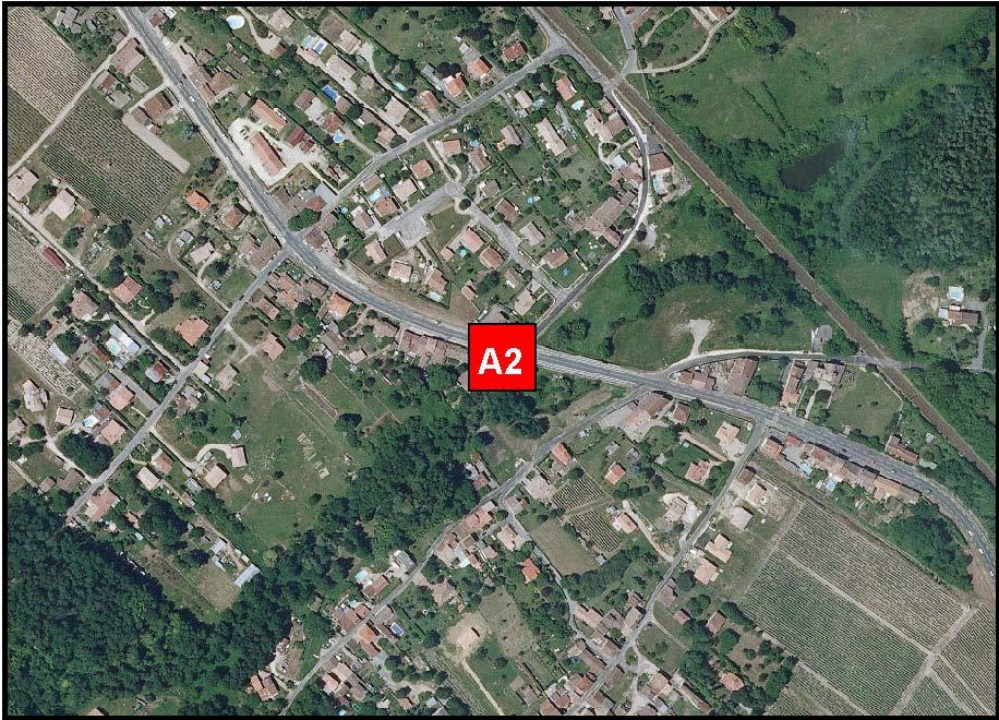 Localisation de l'arrêt "Lavoir de Virelade" (commune de Virelade)