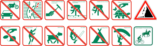 Réglementation de la RNR géologique