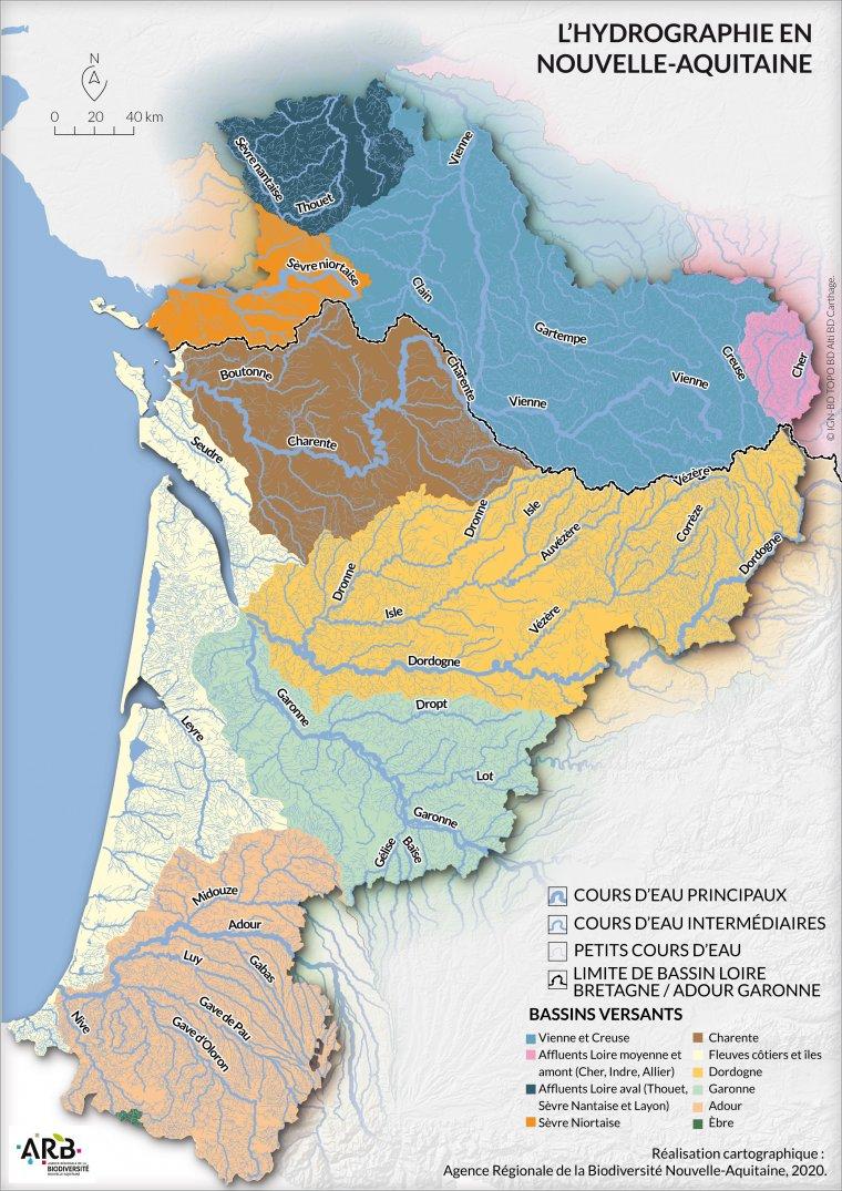 Hydrographie Nouvelle-Aquitaine