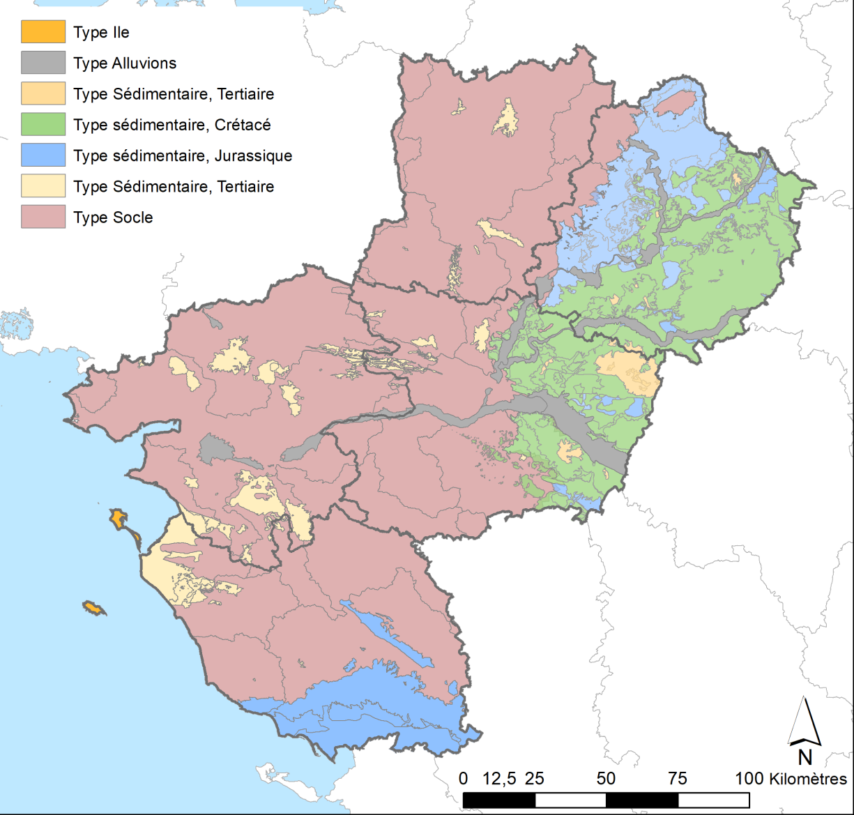Carte synthétique des MESO en Pays de la Loire (EDL2019)