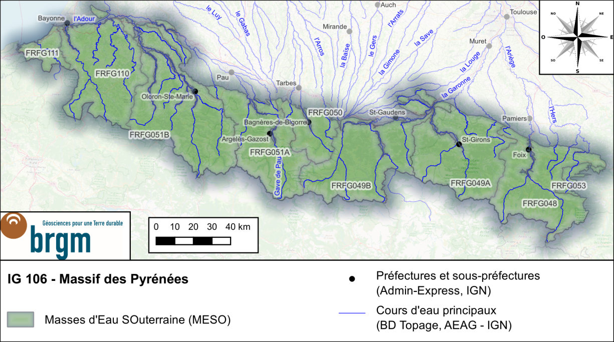 Carte de l'IG 106