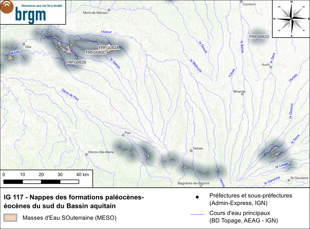 Carte de l'IG 117