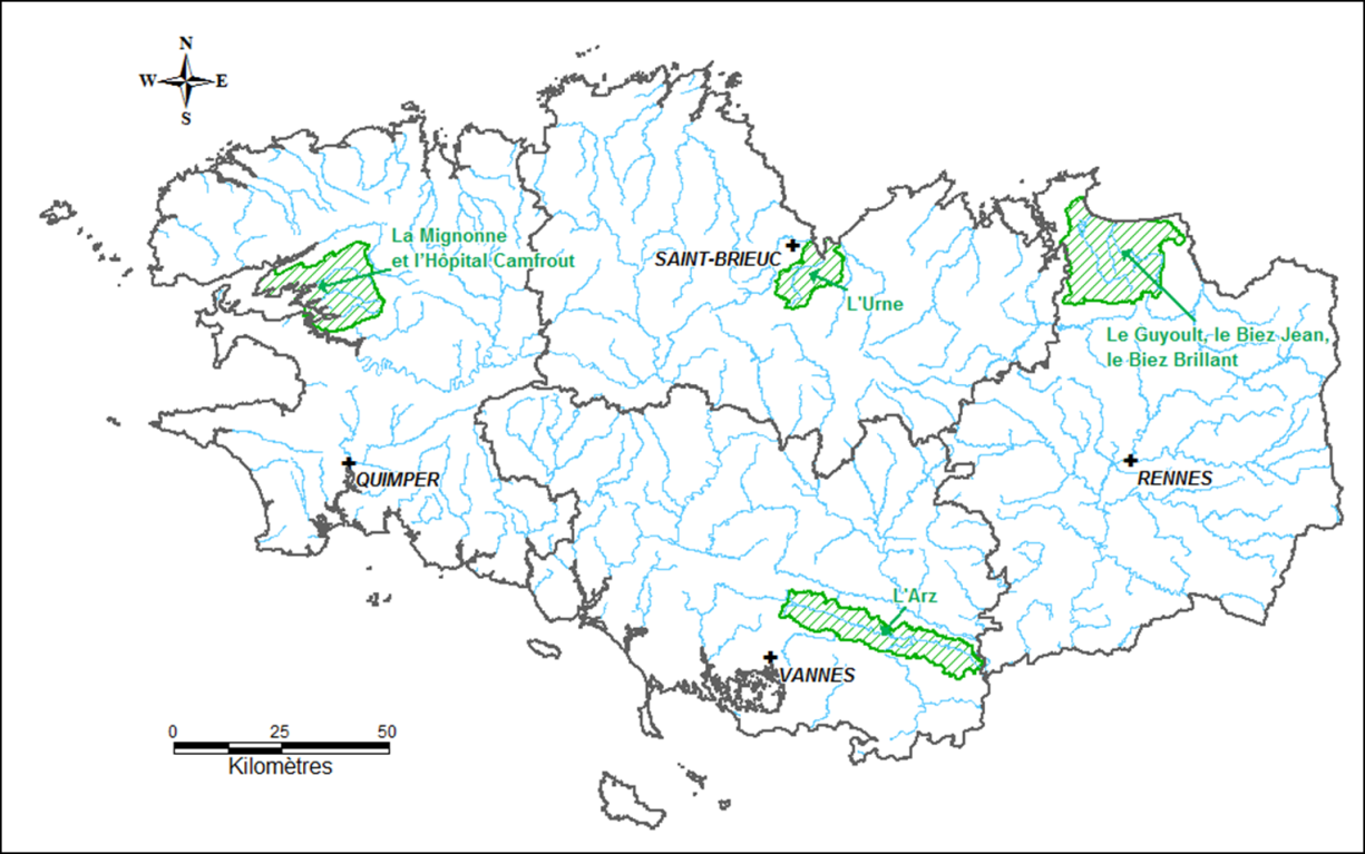 Entités hydrogéologiques « test » pour l’inventaire des prélèvements d’eau souterraine