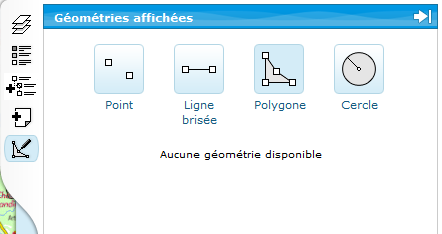 Géométrie affichées