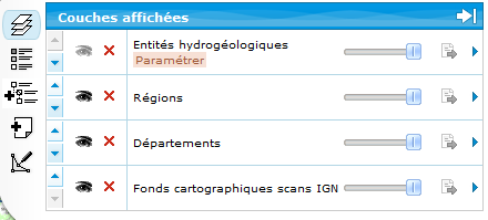 Couche paramétrableSIGES Couche paramétrable