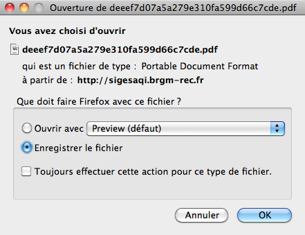 Fonction impression