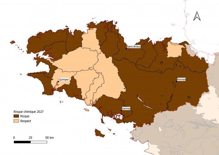 Risque chimique des masses d’eau souterraines