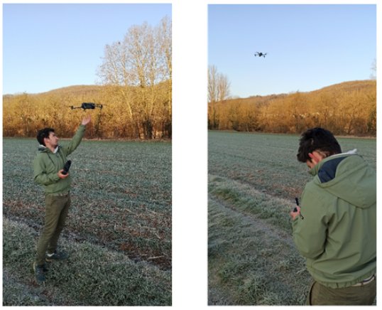 relation nappe riviere - drone