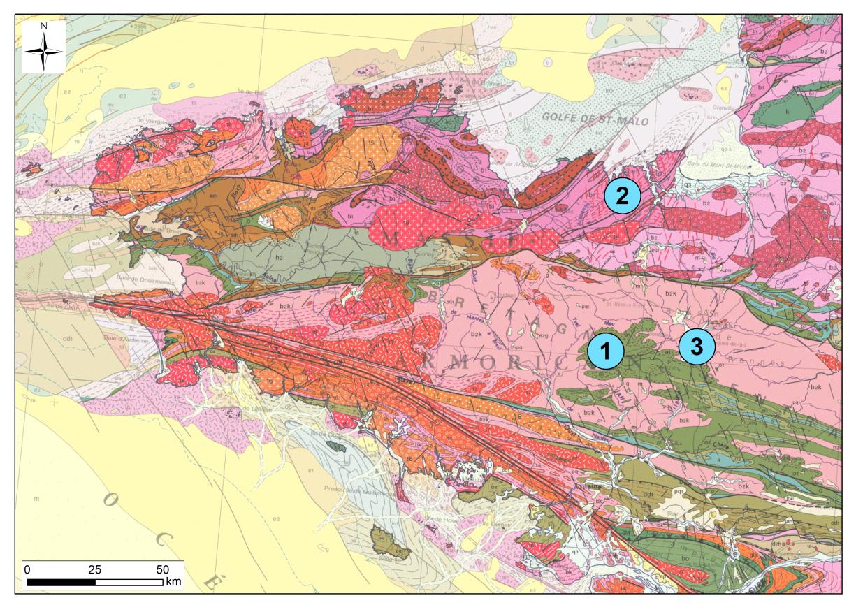 3 itinéraires hydrogéologiques - SIGES Bretagne