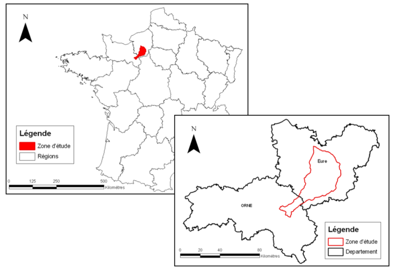 Situation de la zone d’étude (extrait de BRGM/RP-65618-FR)