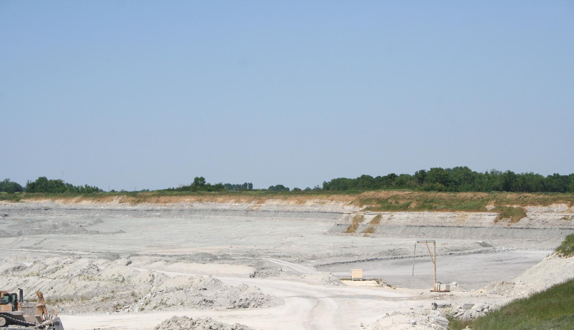 Figure 2 - Photo de la carrière du Pierral de Champblanc (©BRGM 2023)