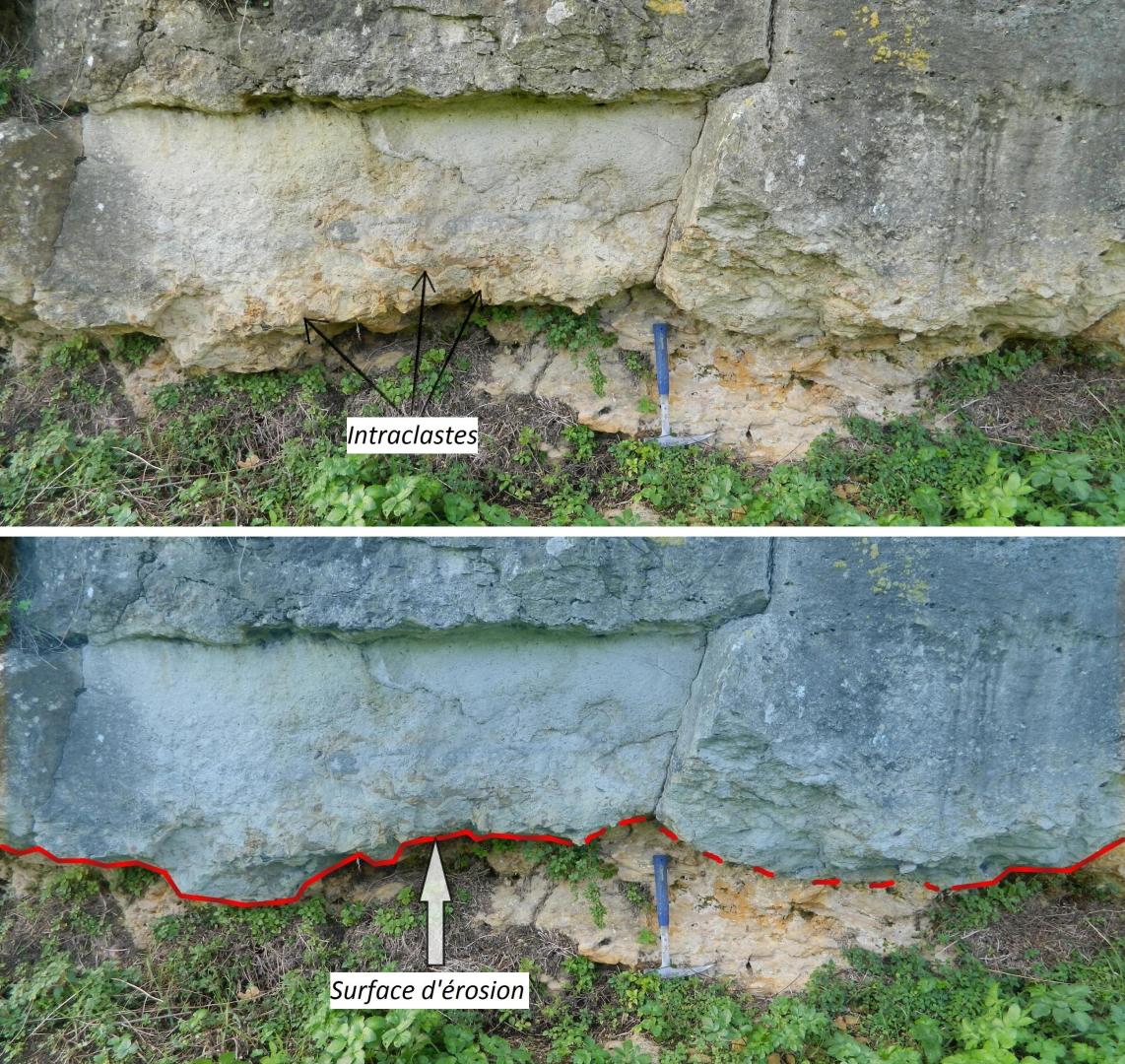 Figure 3 - Base de séquence érosive