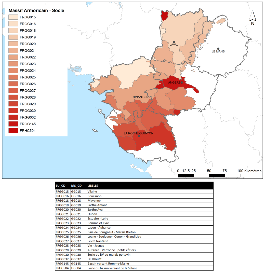 MESO - Massif Armoricain, Socle (VEDL2019)