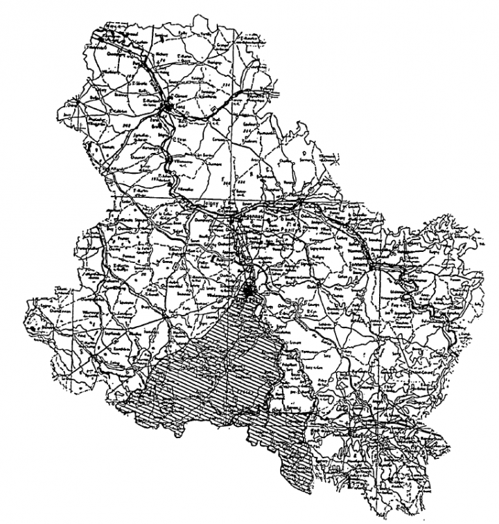 Domaine concerné par l’étude (CORNET.J., JAUFFRET.D., 1998)