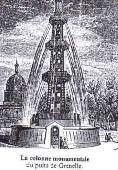 La colonne monumentale du puits de Grenelle