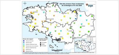 Bulletin situation nappe Bretagne à fin mai 2026