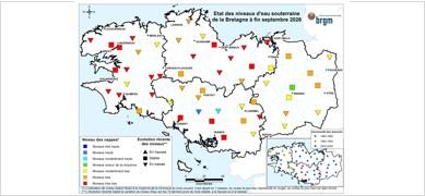 Bulletin situation nappe Bretagne à fin septembre 2026